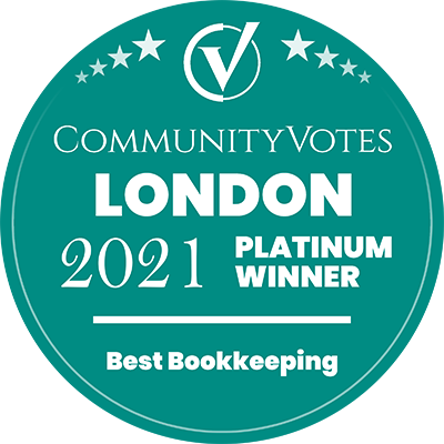 Community Votes London 2020 Platinum Winner - Best Bookkeeping